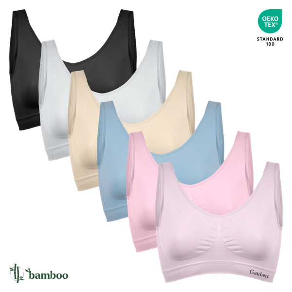 BAMBOOFLEX™ – SUTIEN FĂRĂ CUSĂTURI CU BUREȚI (3 ÎN PACHET) - 26,30 lei per bc.