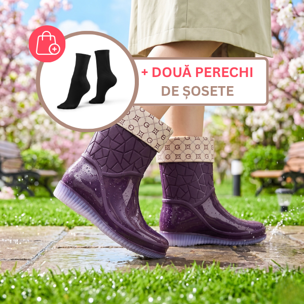 COMFORT - ÎNCĂLȚĂMINTE DE GRĂDINĂ CU ȘOSETE DETAȘABILE