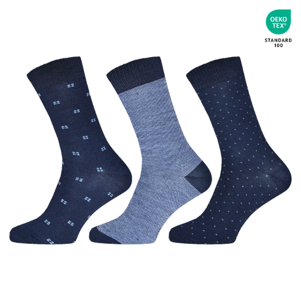 COTTONELITE™ – ȘOSETE PREMIUM DIN BUMBAC 3 ÎN 1 CU CERTIFICAT OEKO-TEX (3 ÎN PACHET) - 8,96 lei per bc.