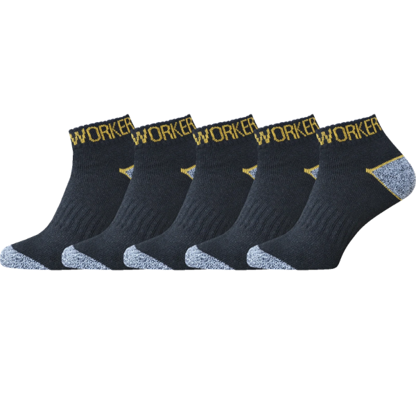 WORKERPRO™ – ȘOSETE DE LUCRU BĂRBĂTEȘTI 5 ÎN 1 CU CERTIFICAT OEKO-TEX (5 ÎN PACHET) - 7,38 lei per bc.