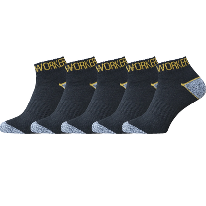 WORKERPRO™ – ȘOSETE DE LUCRU BĂRBĂTEȘTI 5 ÎN 1 CU CERTIFICAT OEKO-TEX (5 ÎN PACHET) - 7,38 lei per bc.