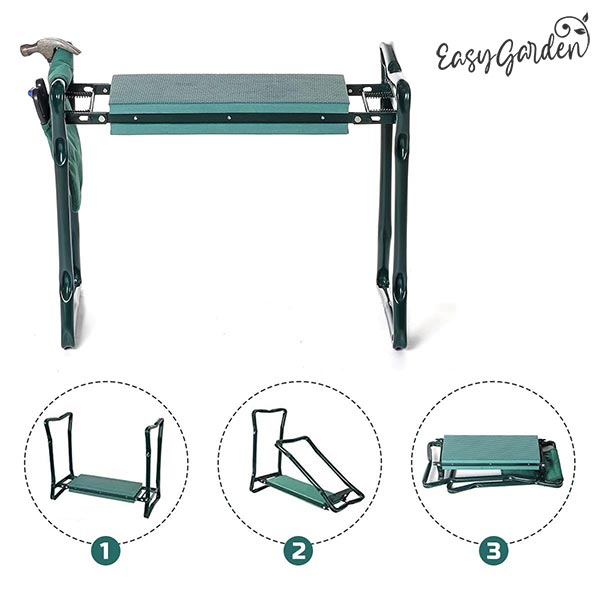 EASYGARDEN® - 3 V 1 – SCAUN PENTRU GRĂDINĂRIT