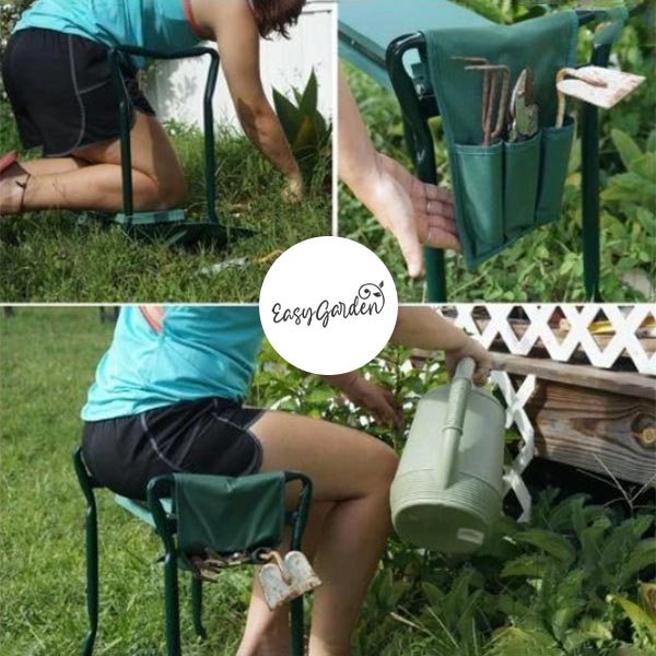 EASYGARDEN® - 3 V 1 – SCAUN PENTRU GRĂDINĂRIT