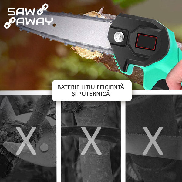 SAWAWAY™ –  FIERĂSTRĂU MANUAL CU ACUMULATOR