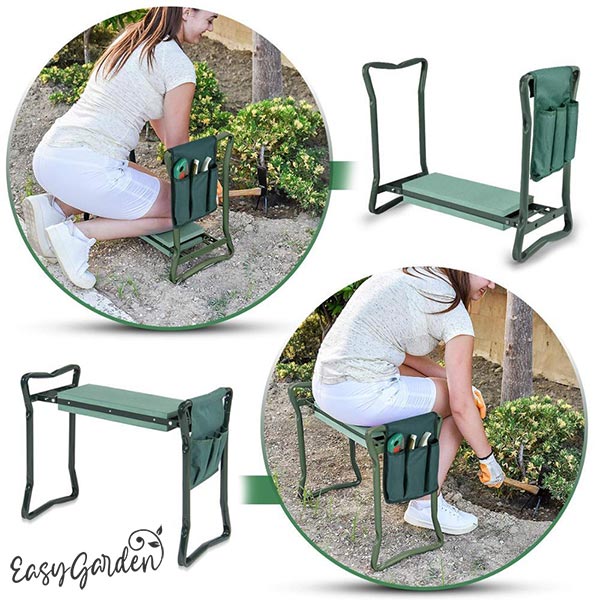 EASYGARDEN® - 3 V 1 – SCAUN PENTRU GRĂDINĂRIT