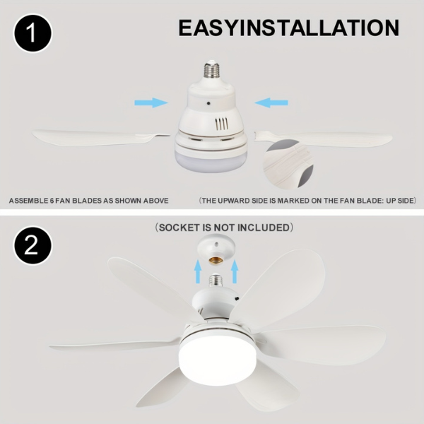BREEZELITE™ - VENTILATOR DE TAVAN CU ILUMINARE