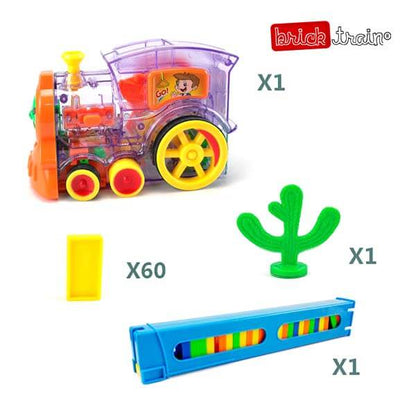 BRICKTRAIN® - TREN CU PIESE DOMINO
