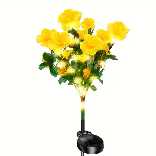 FLORABRIGHT™ – LAMPĂ SOLARĂ DE GRĂDINĂ ÎN FORMĂ DE FLOARE