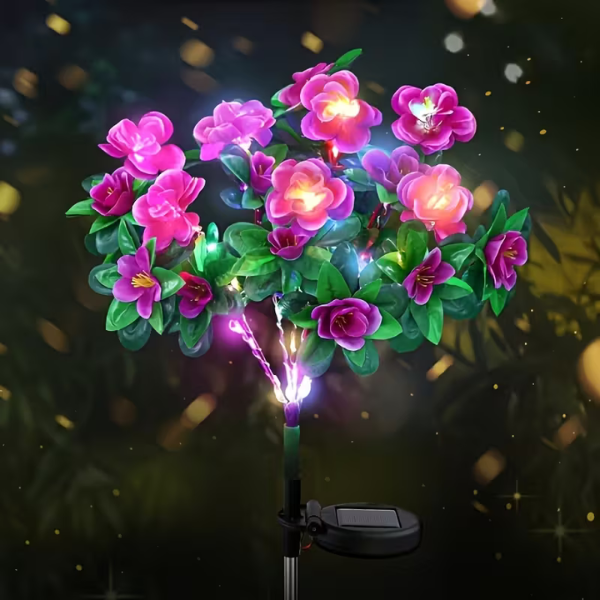 FLORABRIGHT™ – LAMPĂ SOLARĂ DE GRĂDINĂ ÎN FORMĂ DE FLOARE