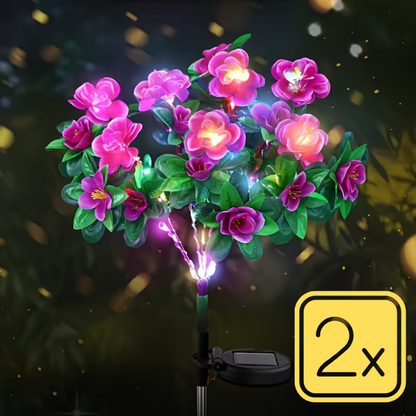 FLORABRIGHT™ – LAMPĂ SOLARĂ DE GRĂDINĂ ÎN FORMĂ DE FLOARE