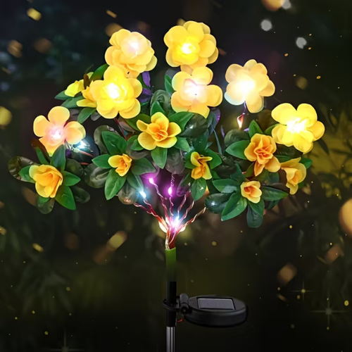 FLORABRIGHT™ – LAMPĂ SOLARĂ DE GRĂDINĂ ÎN FORMĂ DE FLOARE