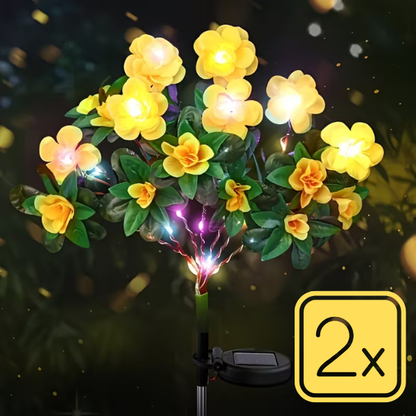 FLORABRIGHT™ – LAMPĂ SOLARĂ DE GRĂDINĂ ÎN FORMĂ DE FLOARE
