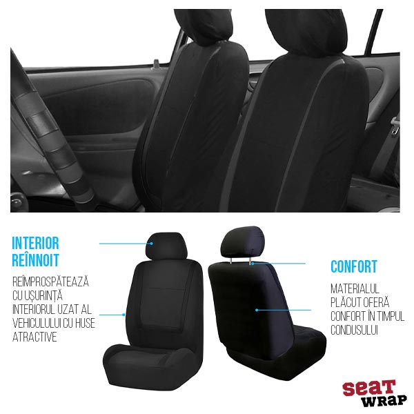 SEATWRAP® – HUSE UNIVERSALE PENTRU MAȘINĂ