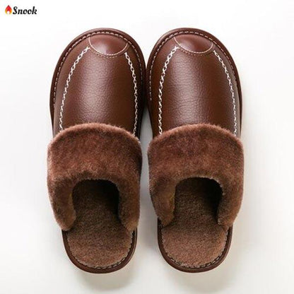 SNOOK® – PAPUCI DE CASĂ TERMICI DIN PIELE