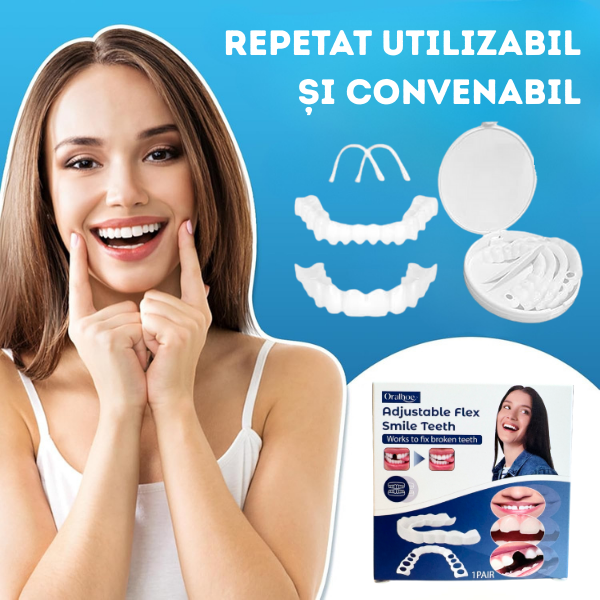 SMILEFIT PRO – SET ADAPTABIL DE DINȚI PENTRU UN ZÂMBET PERFECT