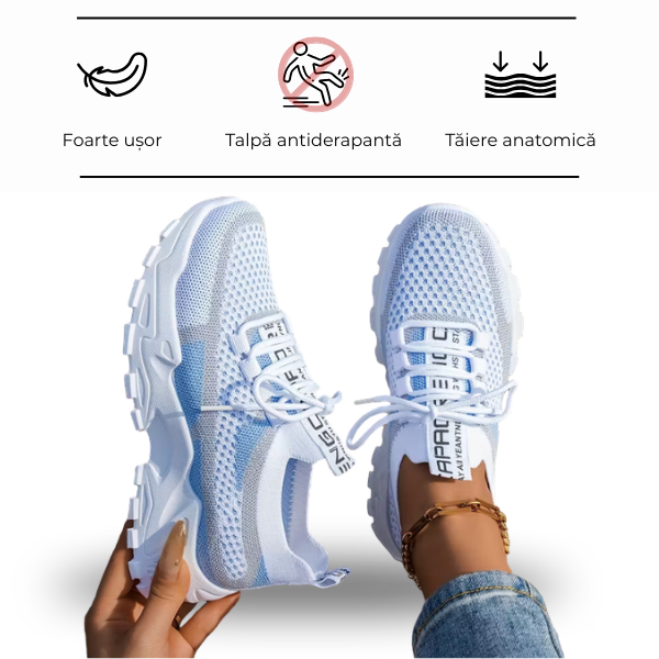 AIRSYNQ™ - ADIDAȘI DE DAMĂ RESPIRABILI PENTRU CONFORT PE TOT PARCURSUL ZILEI