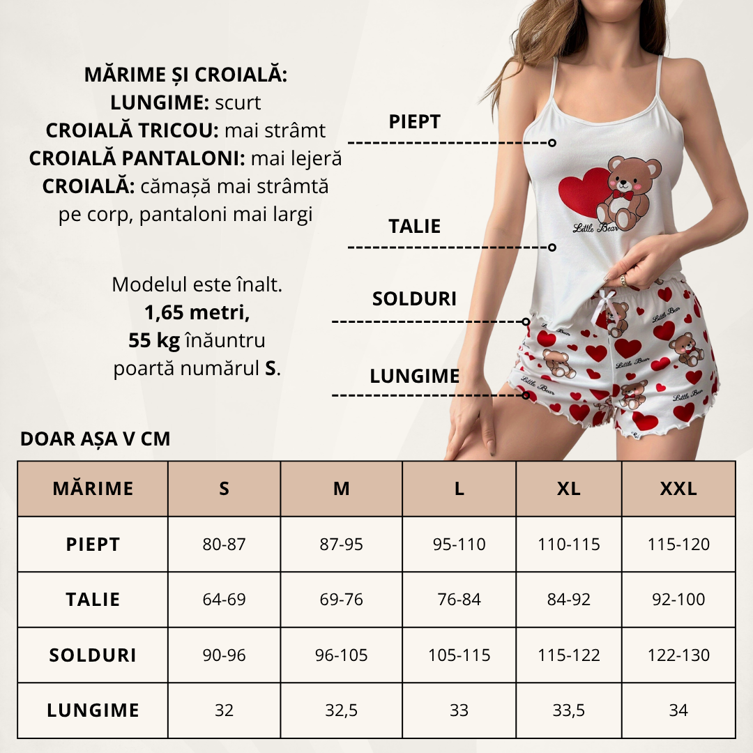 BEARHUGGIE™ - SET DE PIJAMALE DE DAMĂ