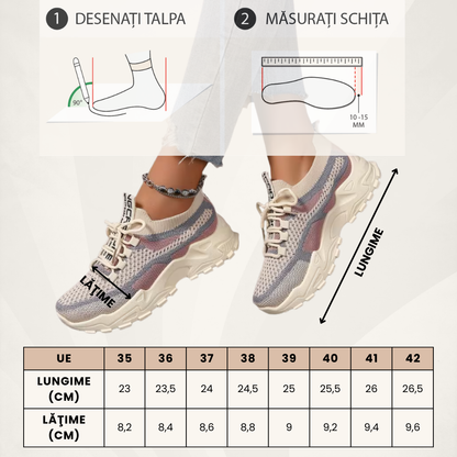 AIRSYNQ™ - ADIDAȘI DE DAMĂ RESPIRABILI PENTRU CONFORT PE TOT PARCURSUL ZILEI