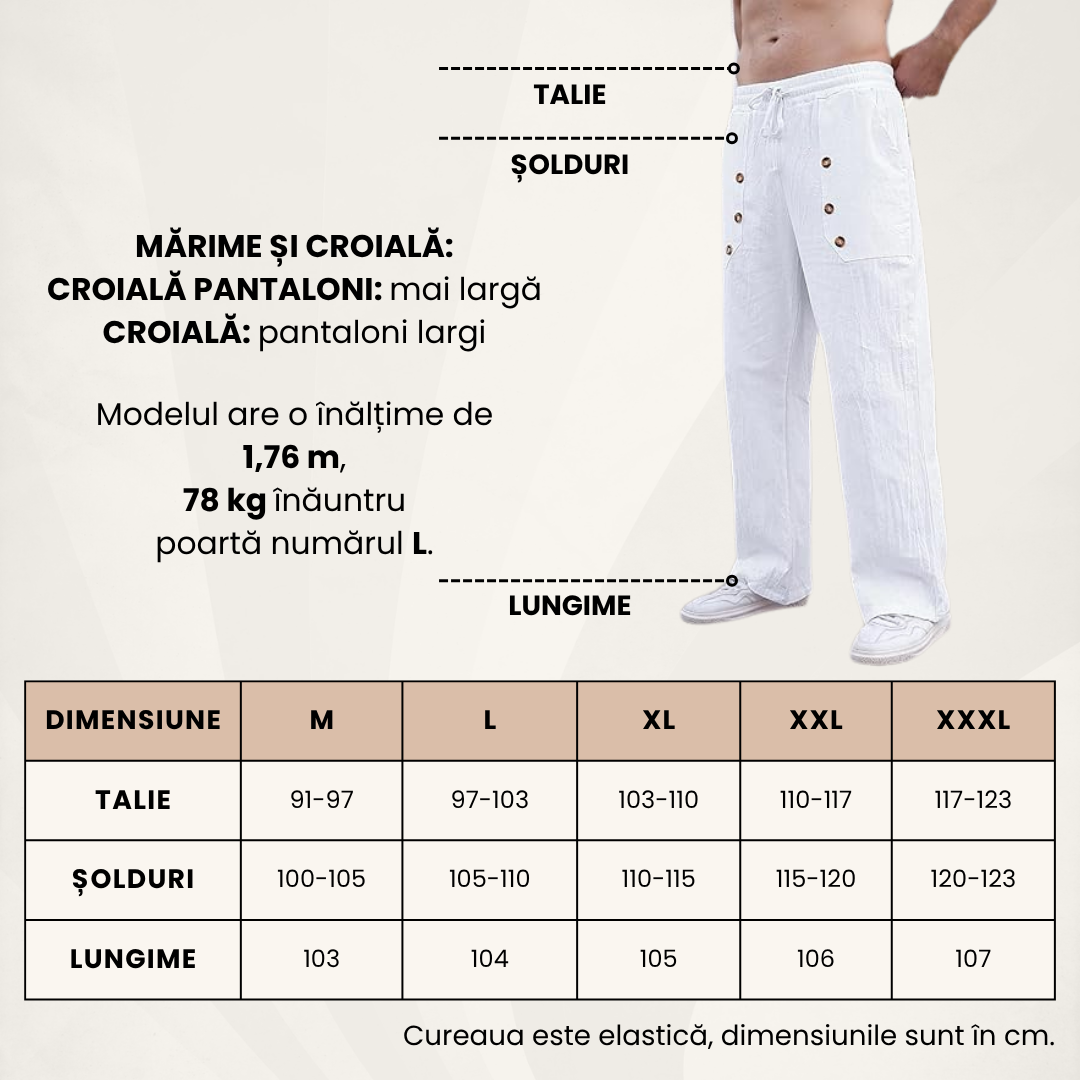 LINERA™ - PANTALONI BĂRBĂTEȘTI