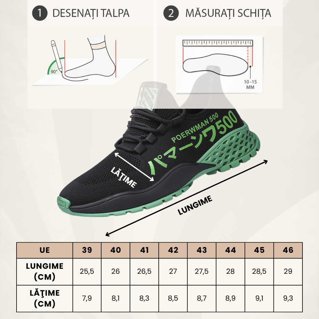 VENTUX™ - ÎNCĂLȚĂMINTE BĂRBĂTEASCĂ, AERATĂ ȘI UȘOARĂ, PENTRU FIECARE ZI