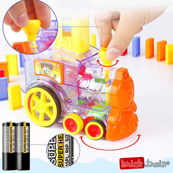 BRICKTRAIN® - TREN CU PIESE DOMINO