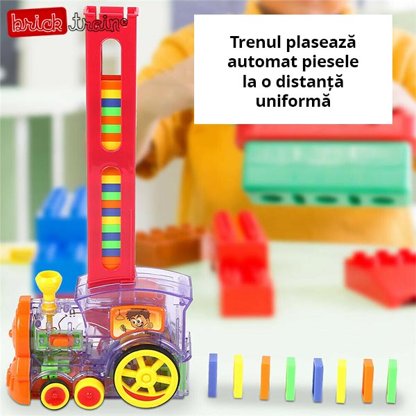 BRICKTRAIN® - TREN CU PIESE DOMINO