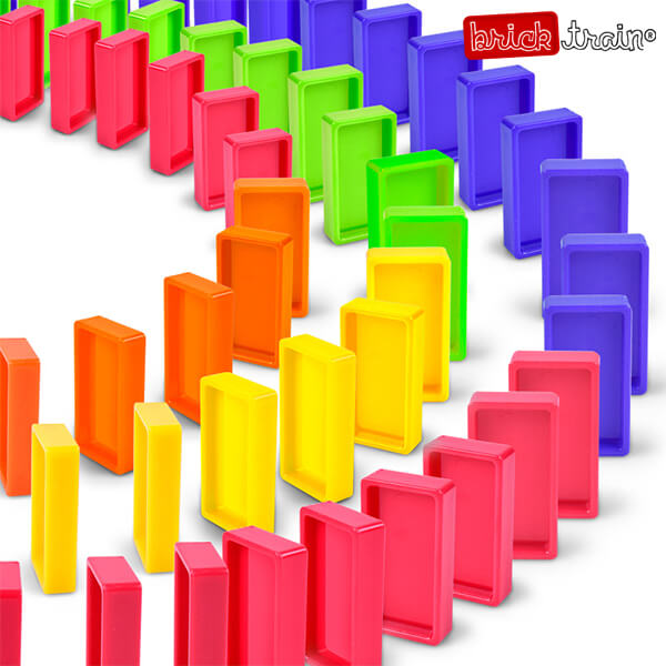 BRICKTRAIN® - TREN CU PIESE DOMINO